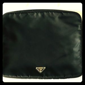 Authentic Prada Laptop Case - Nylon Black